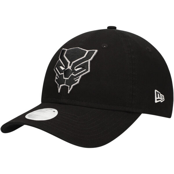 Women's New Era  Black Black Panther 9TWENTY Adjustable Hat
