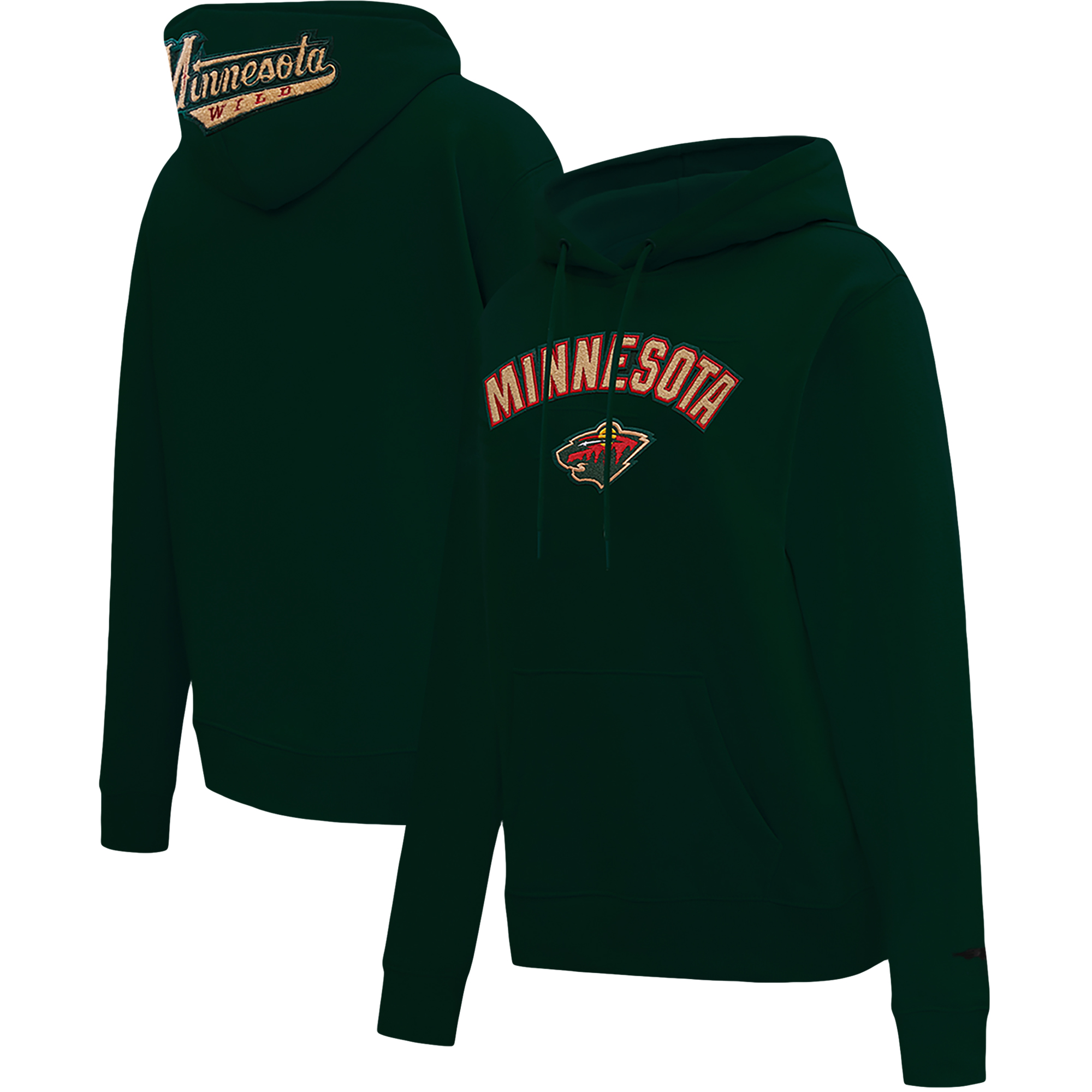 Women's Antigua White Atlanta Hawks Forward Fleece Pullover Sweatshirt - Image 2