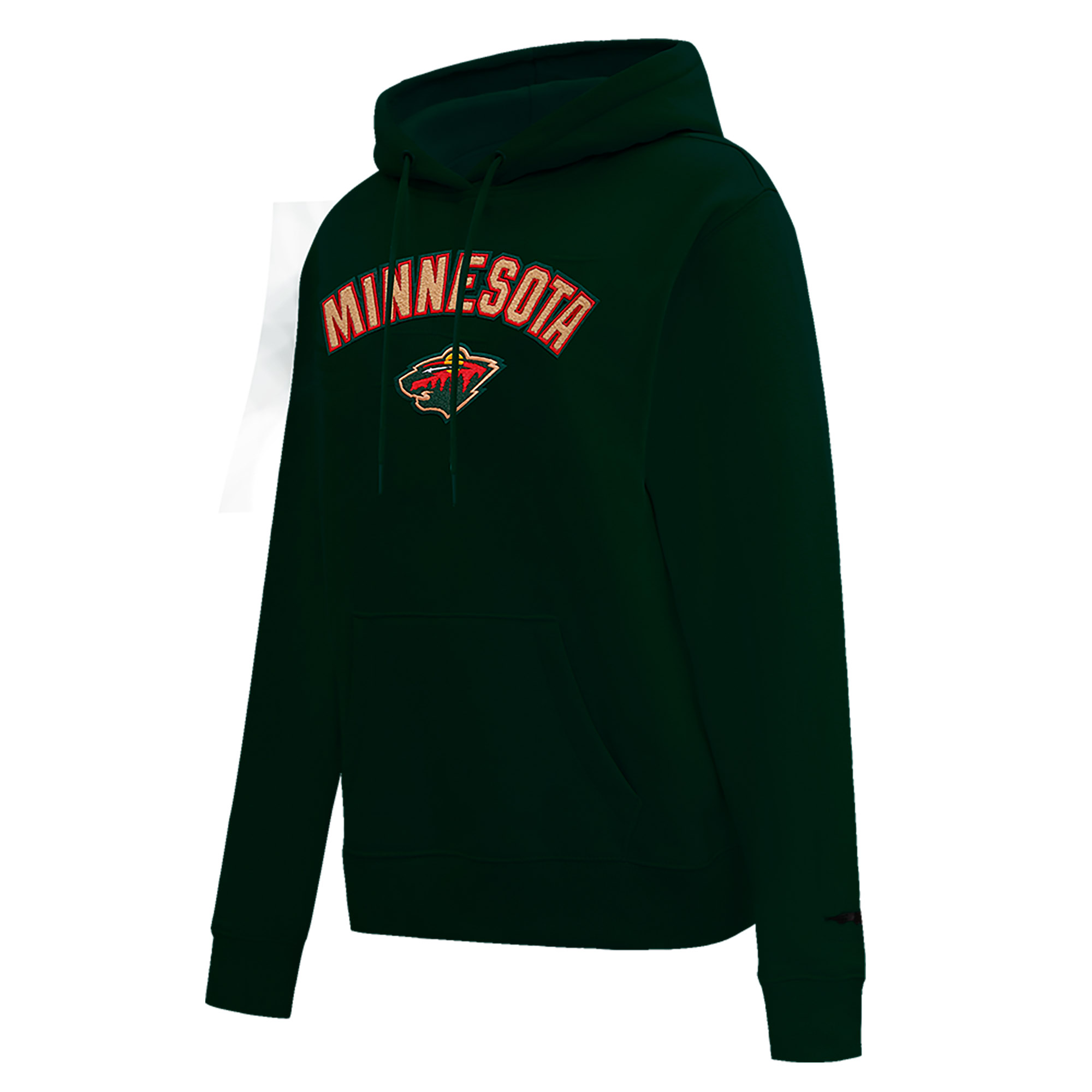 Women's Antigua White Atlanta Hawks Forward Fleece Pullover Sweatshirt - Image 3