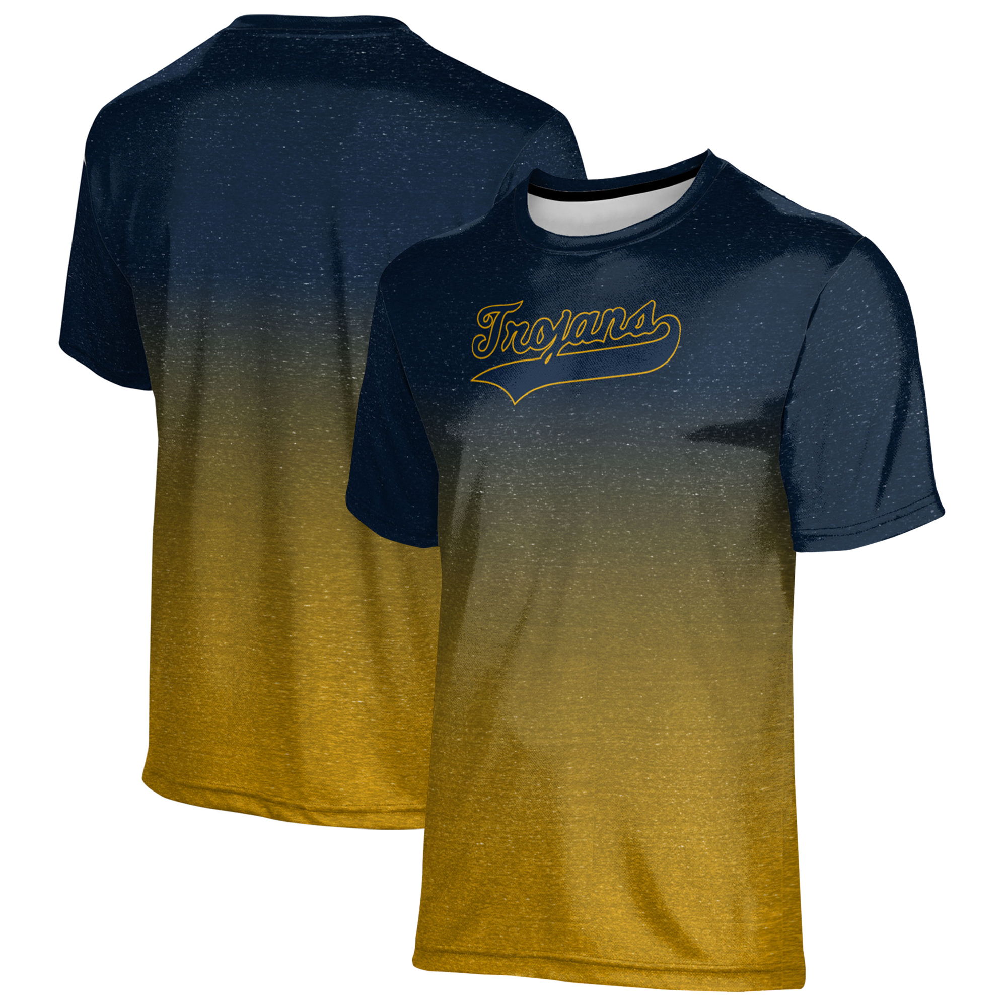 Youth ProSphere Navy Central Alabama Community College Trojans Ombre T-Shirt