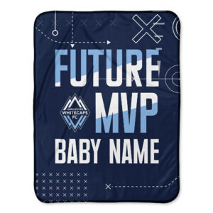 Chad & Jake Vancouver Whitecaps FC Future MVP 30" x 40" Personalized Baby Blanket