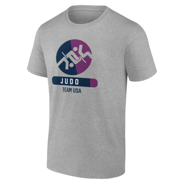 Men's Heather Gray USA Judo Radiating Victory T-Shirt - Image 6