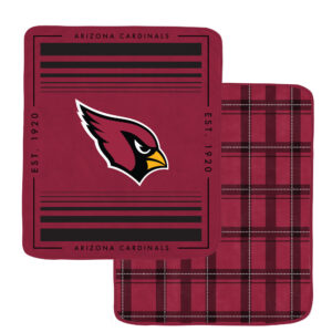 Pegasus Arizona Cardinals 60" x 70" Basic Block Double-Sided Royal Plush Blanket