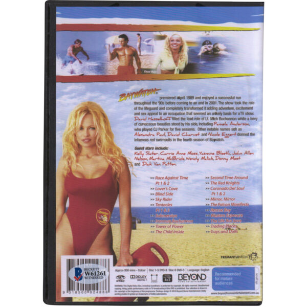 David Hasselhoff Autographed Baywatch Season 4 DVD Set - BAS - Image 5
