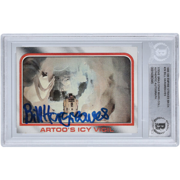 Bill Hargreaves Star Wars Autographed 1980 Topps #29 BAS Authenticated Card - Image 7
