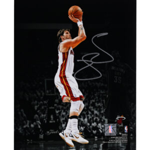 Mike Miller Miami Heat Autographed 8" x 10" 2012 NBA Finals Game 5 Shot Vs. Oklahoma City Thunder Spotlight Photograph