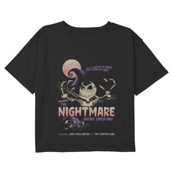 Girls Youth Mad Engine  Black The Nightmare Before Christmas T-Shirt