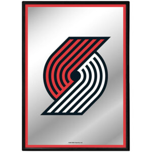 Portland Trail Blazers 27" x 19" Framed Mirrored Wall Sign