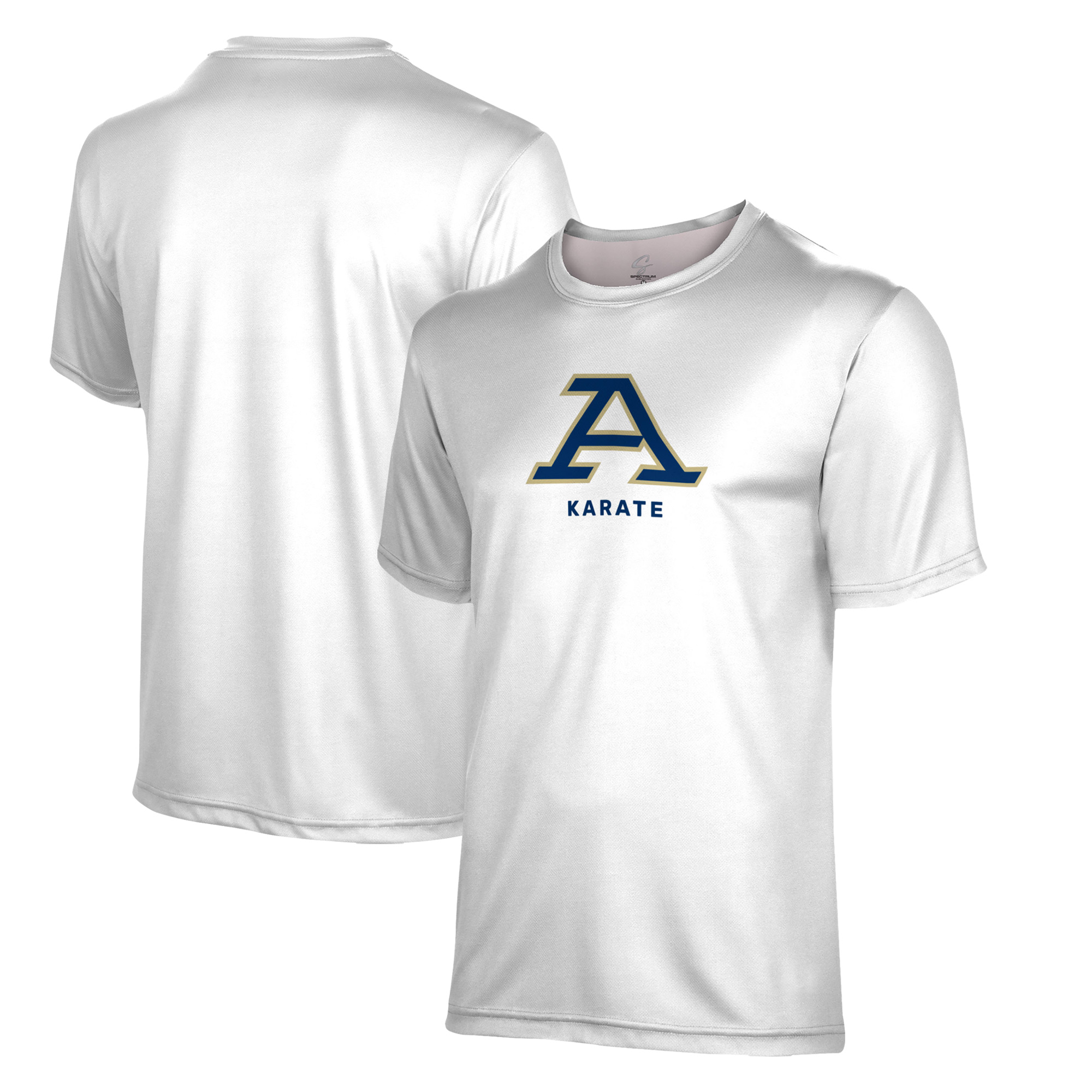 Youth ProSphere White Akron Zips Karate Name Drop T-Shirt