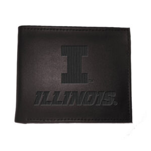 Black Illinois Fighting Illini Hybrid Bi-Fold Wallet