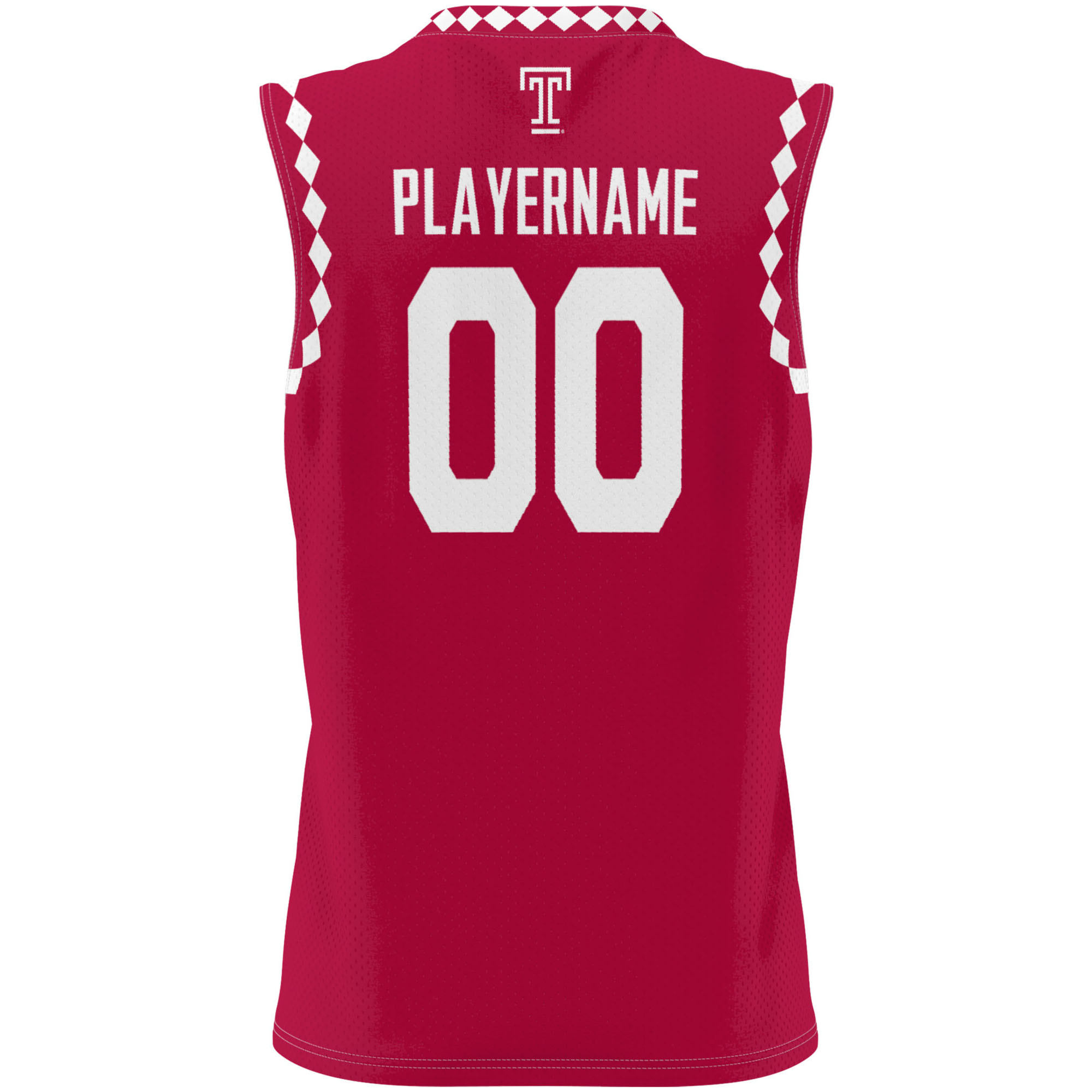 Youth GameDay Greats Red Temple Owls NIL Pick-A-Player Lightweight Women's Basketball Jersey - Image 4