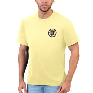 Men's Margaritaville Gold Boston Bruins T-Shirt