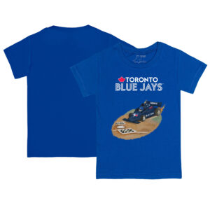 Infant Tiny Turnip Royal Toronto Blue Jays Race Car T-Shirt
