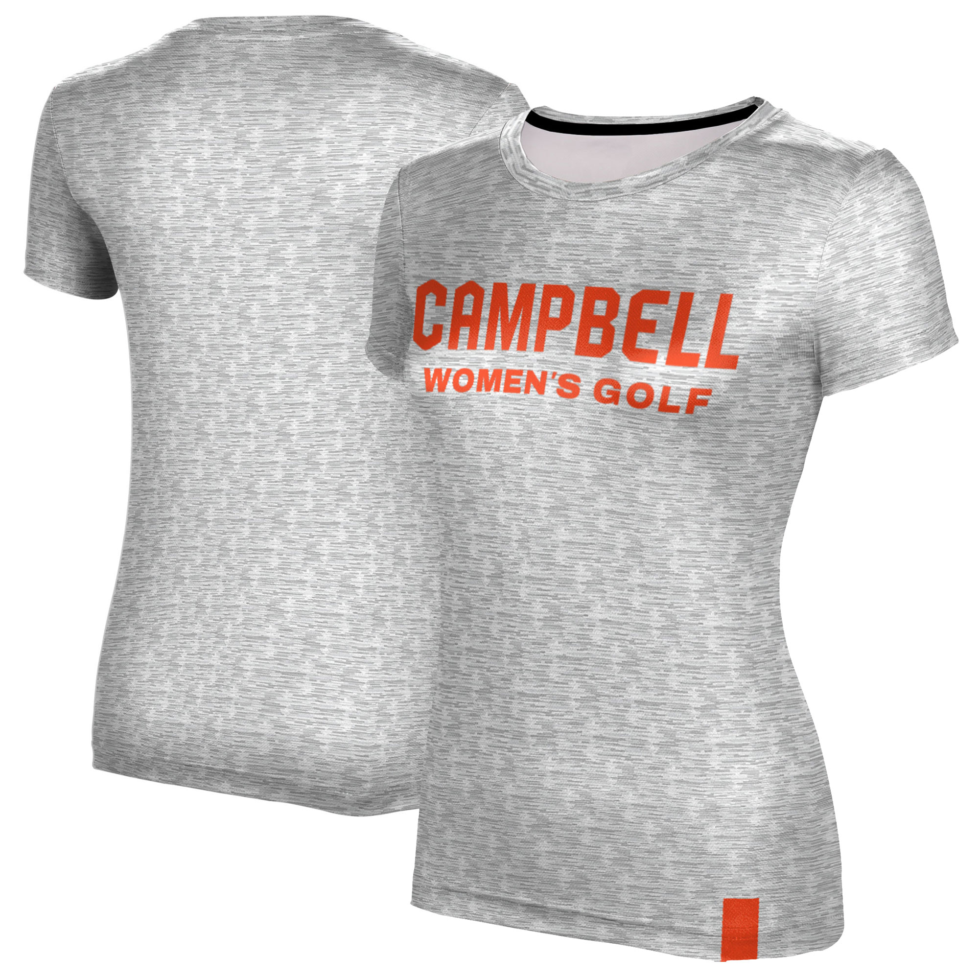 Women's ProSphere White Campbell Fighting Camels Women's Golf Performance T-Shirt - Image 2