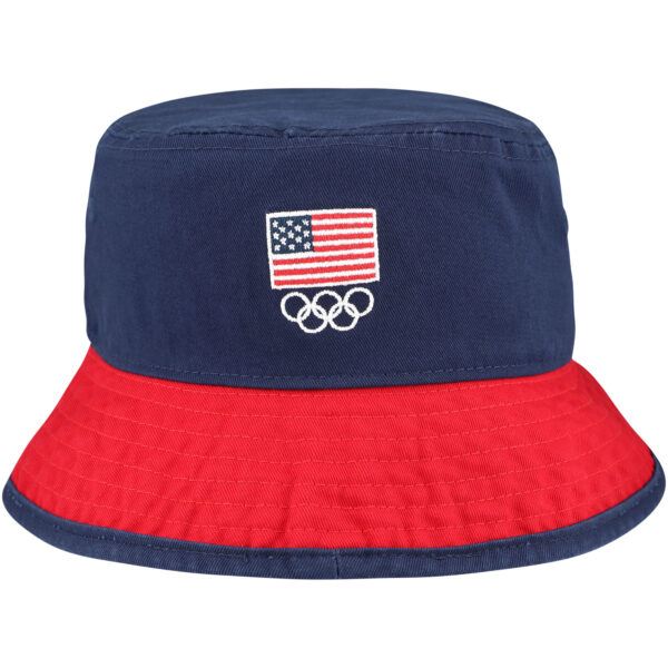 Youth Navy Team USA Bucket Hat - Image 5