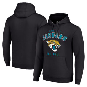 Unisex Starter Black Jacksonville Jaguars Logo Pullover Hoodie