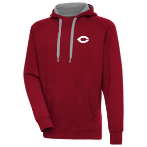 Men's Antigua Maroon UChicago Maroons Victory Pullover Hoodie