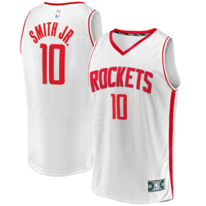 Men's Fanatics Jabari Smith Jr. White Houston Rockets Fast Break Replica Player Jersey - Association Edition