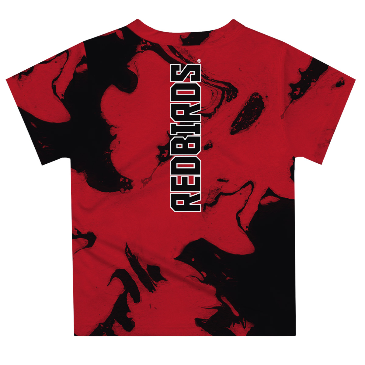 Toddler Vive La Fete Red/Black Illinois State Redbirds Marble Print T-Shirt - Image 7