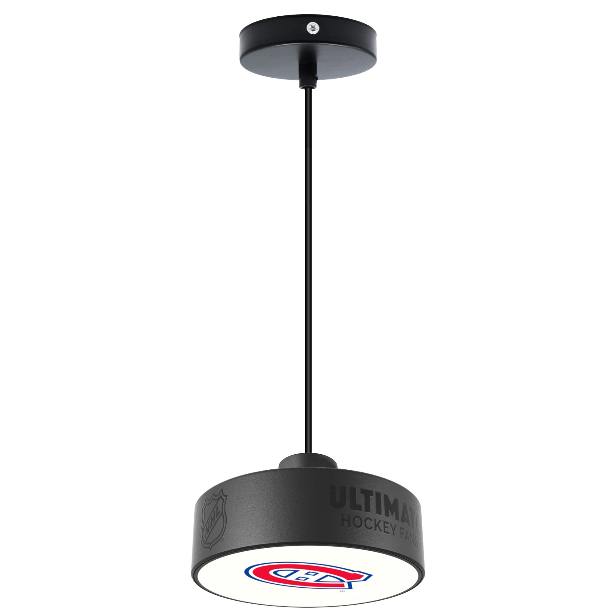 Montreal Canadiens Primary Logo Team Pendant Hockey Light