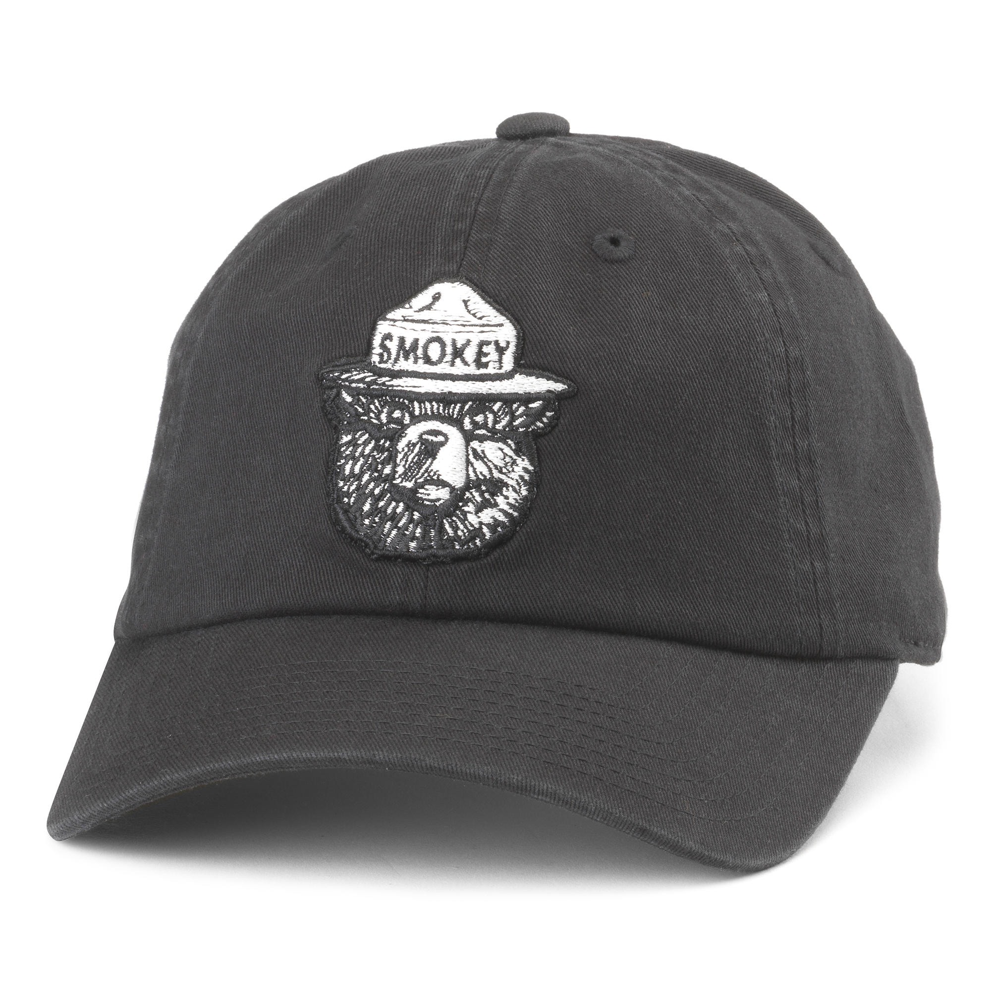 Men's American Needle Black Smokey Bear Ballpark Adjustable Hat