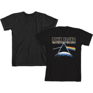 Youth Black Pink Floyd Rainbow Dark Side Of The Moon T-Shirt