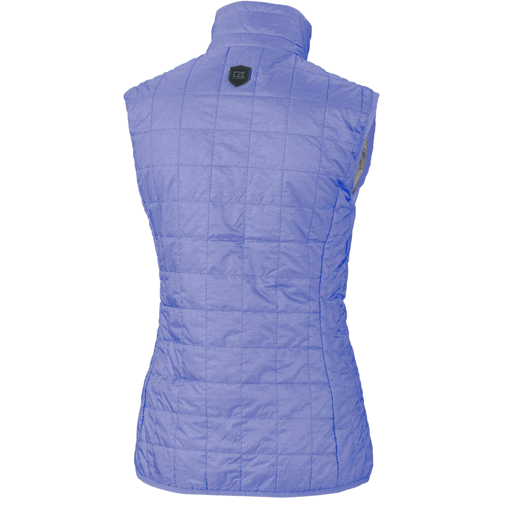 Women's Cutter & Buck Purple Colorado Rockies Rainier PrimaLoft Eco Insulated Full-Zip Puffer Vest - Image 8