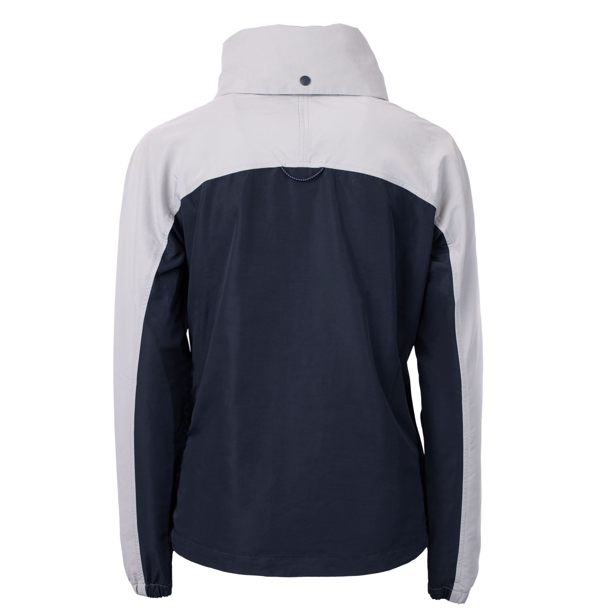 Women's Cutter & Buck Navy California Angels Cooperstown Collection Charter Eco Recycled Half-Zip Anorak Jacket - Image 4