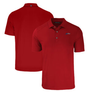 Men's Cutter & Buck Red New York Jets Big & Tall  Forge Eco Stretch Recycled Polo