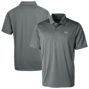 Men's Cutter & Buck Gray Philadelphia Phillies Prospect Eco Textured Stretch Recycled Polo