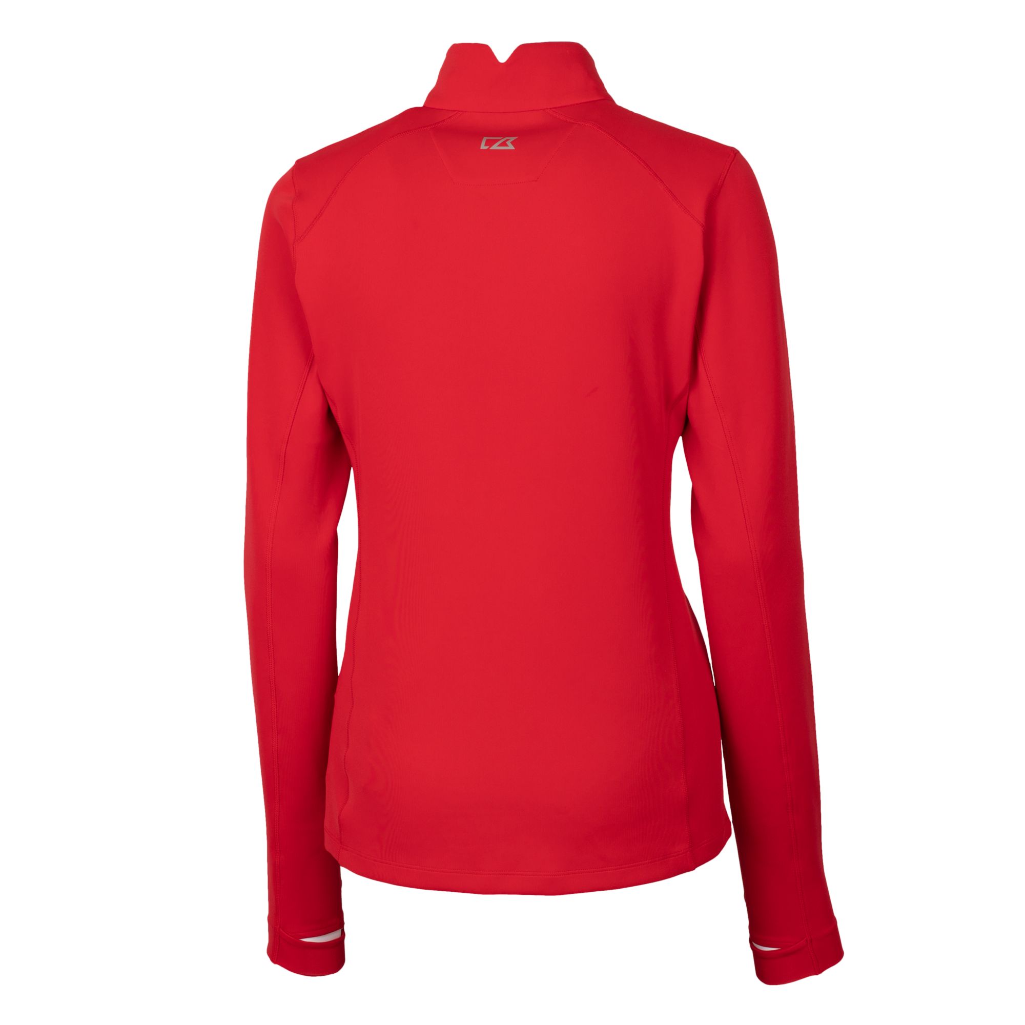 Women's Cutter & Buck Scarlet San Francisco 49ers Traverse Stretch Quarter-Zip Pullover Top - Image 7