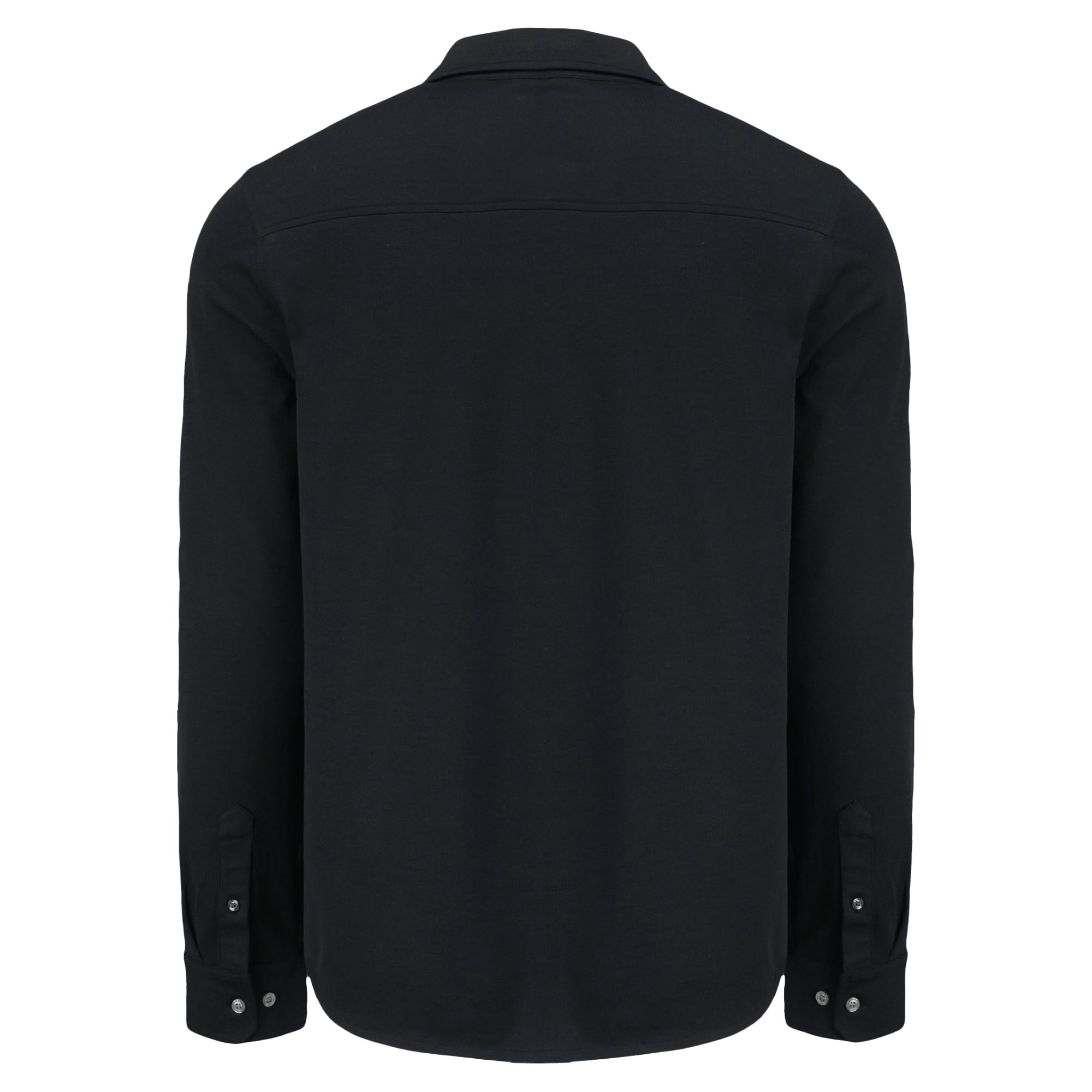 Men's Cutter & Buck Black Baltimore Orioles Knitted Advantage Tri-Blend Eco Soft Pique Long Sleeve Button-Up Shirt - Image 4
