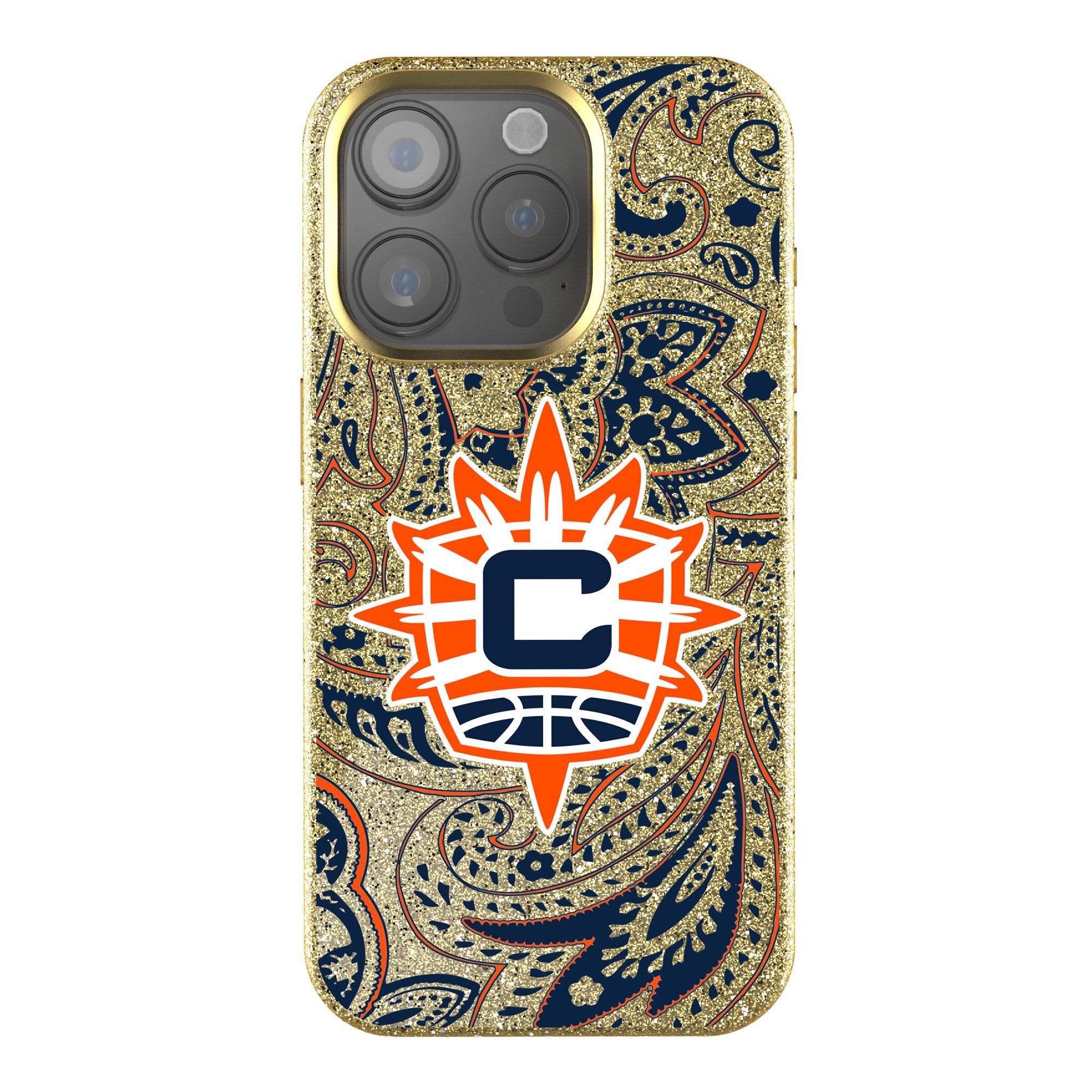 Keyscaper Connecticut Sun Paisley Bling iPhone Case