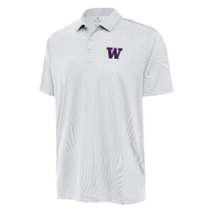 Men's Antigua White Washington Huskies Ellipse Polo