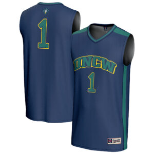 Unisex GameDay Greats #1 Navy UNC Wilmington Seahawks Lightweight Basketball Fashion Jersey