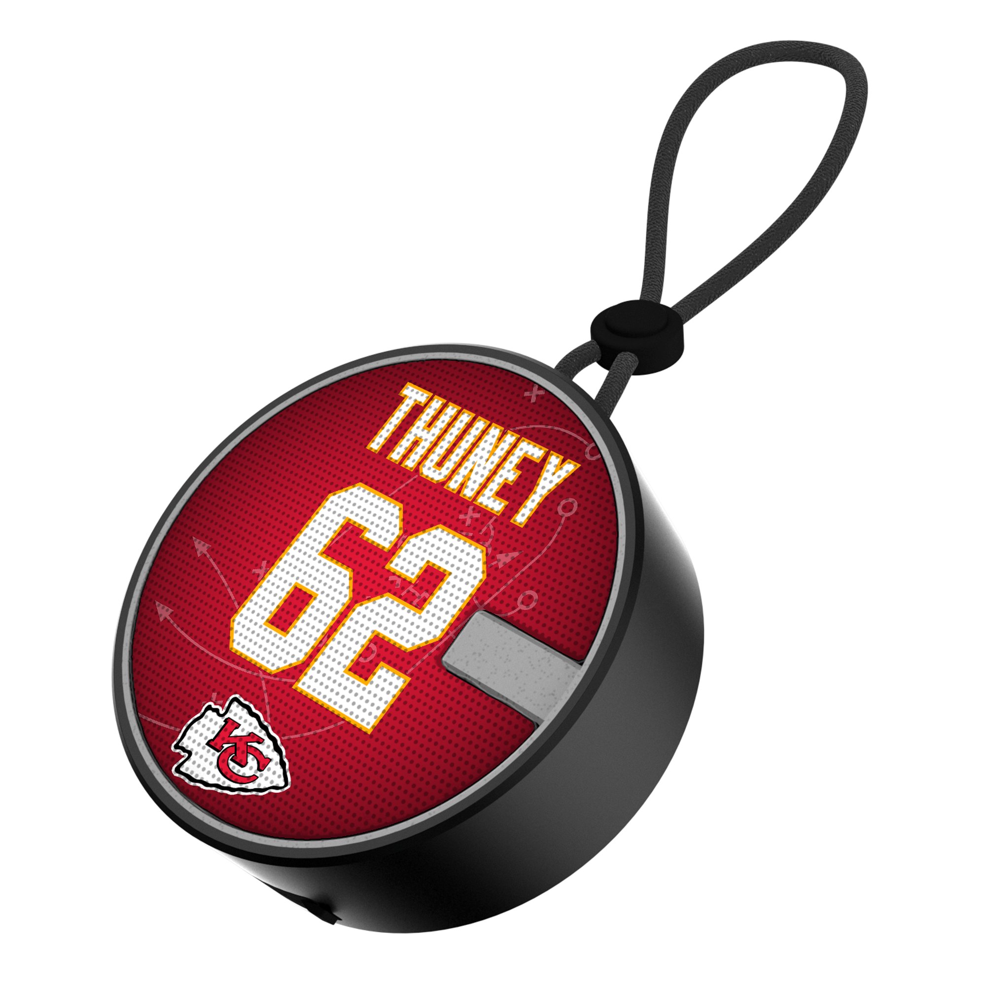 Keyscaper Joe Thuney Kansas City Chiefs Bluetooth IP67 Waterproof Speaker