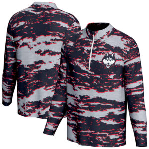 Men's ProSphere Navy UConn Huskies Fortitude 2.0 Quarter-Zip Pullover