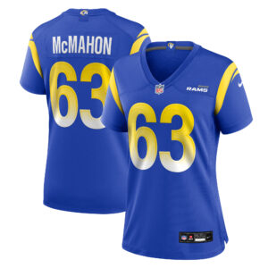 Women's Nike Dylan McMahon  Royal Los Angeles Rams Team Game Jersey