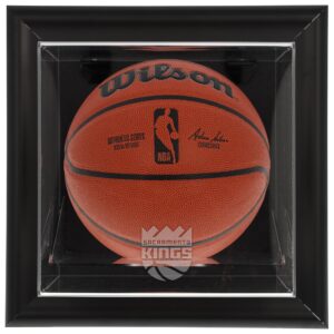 Sacramento Kings Black Framed Wall-Mounted Team Logo Basketball Display Case
