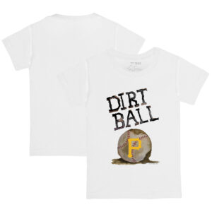 Infant Tiny Turnip White Pittsburgh Pirates Dirt Ball T-Shirt