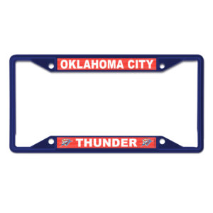 WinCraft Oklahoma City Thunder Chrome Color License Plate Frame