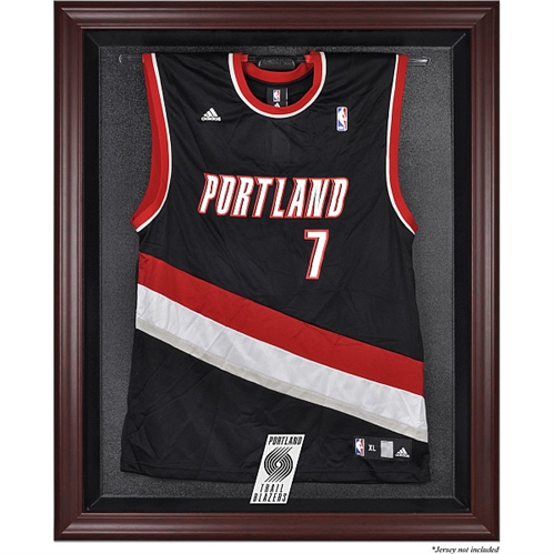 Portland Trail Blazers (2004-2017) Mahogany Framed Team Logo Jersey Display Case
