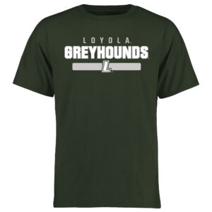 Men's Green Loyola University Maryland Greyhounds Team Strong T-Shirt