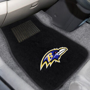Baltimore Ravens 2-Piece Embroidered Car Mat Set