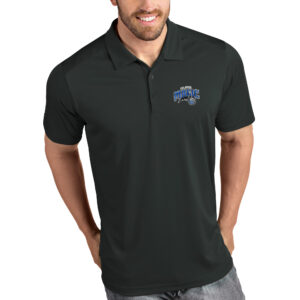 Men's Antigua Charcoal Orlando Magic Tribute Polo