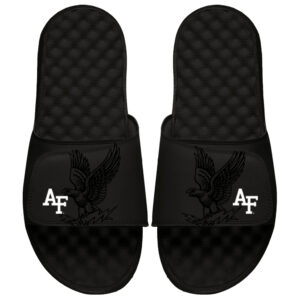 Men's ISlide Black Air Force Falcons Tonal Pop Slide Sandals