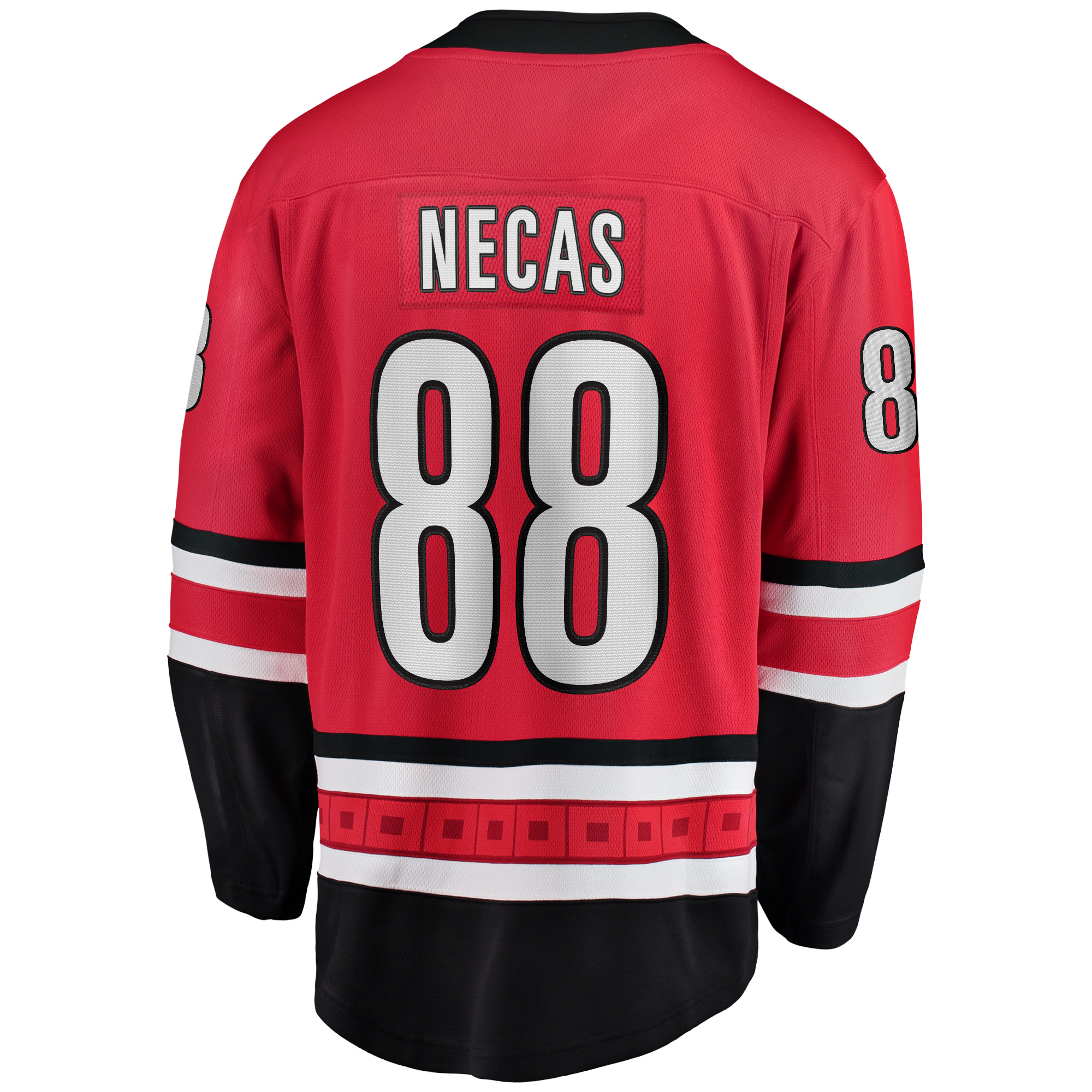 Men's Fanatics Martin Necas Red Carolina Hurricanes Alternate Breakaway Player Jersey - Image 4