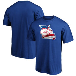 Men's Royal Kansas City Chiefs Banner State T-Shirt