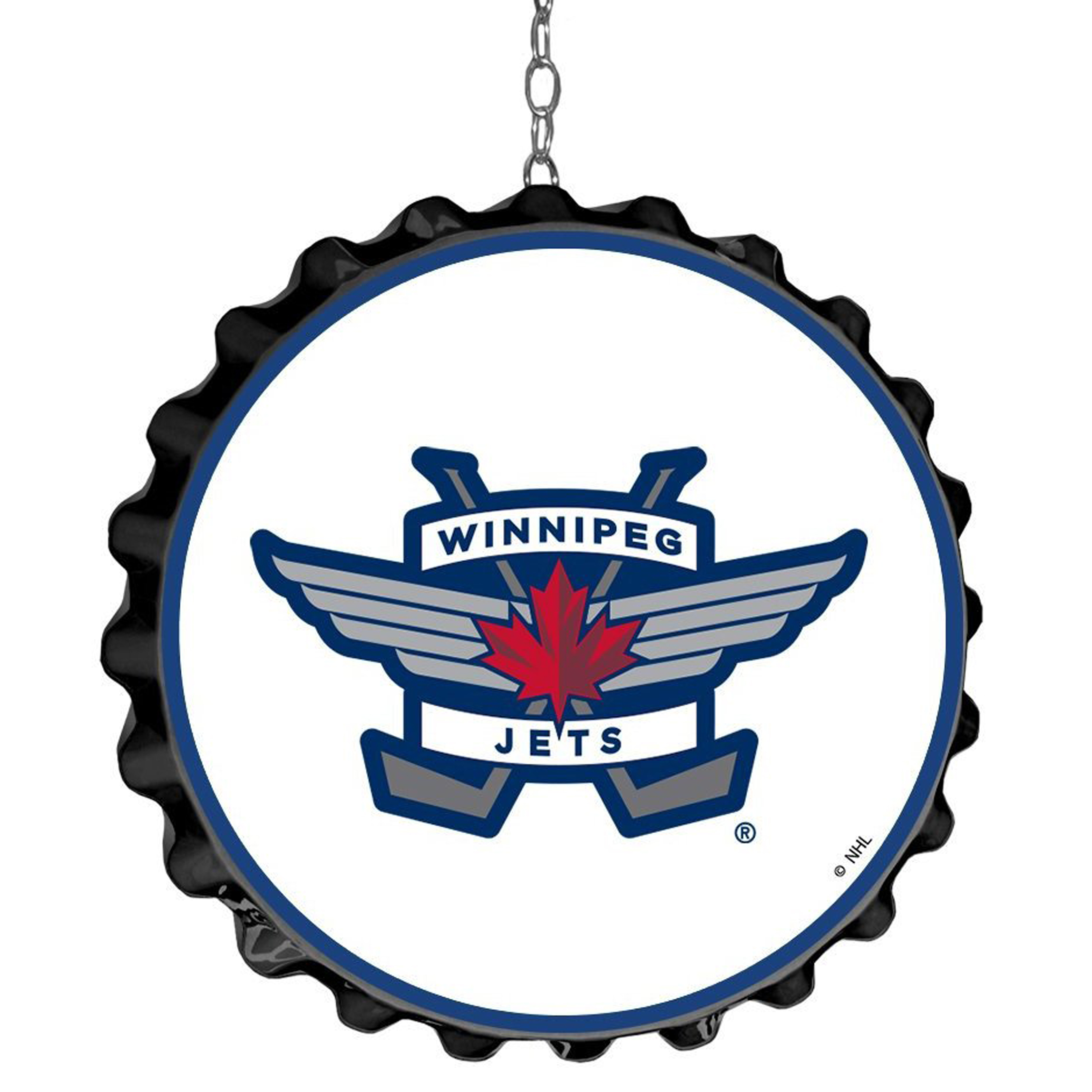 Winnipeg Jets 19" Bottle Cap Wall Art Dangler - Image 3