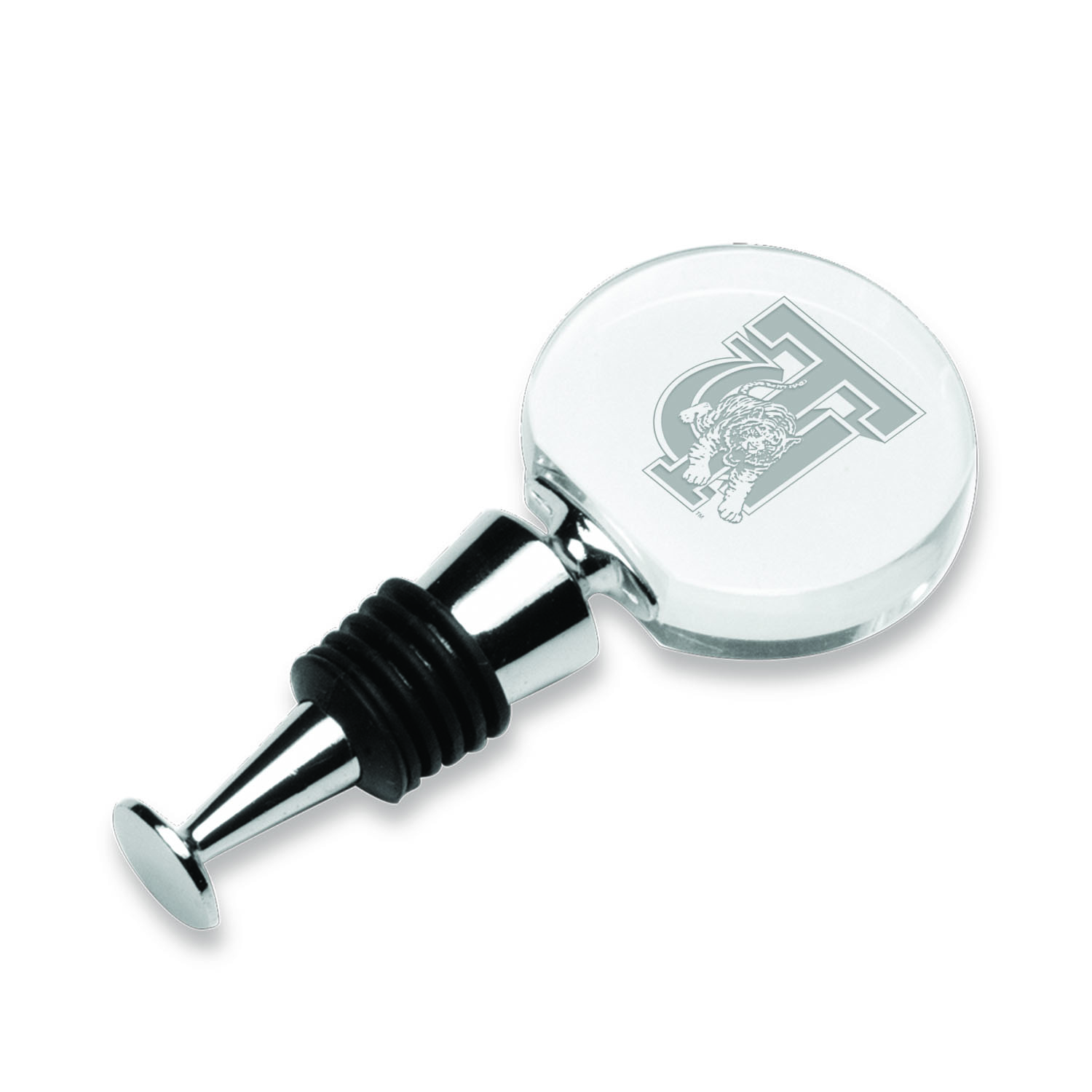Tuskegee Golden Tigers Round Wine Stopper